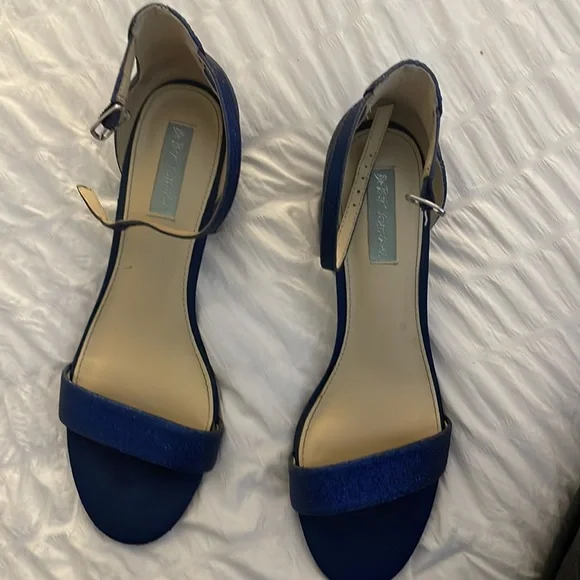 Blue sparkly 2 inch heels - Picture 2 of 5